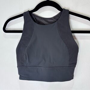 Lululemon Set Challenger Bra in Graphite Gray Size 4 Sports Cropped Athletic